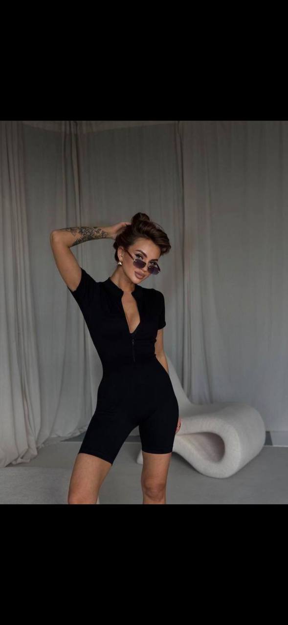 УКОРOЧЕННЫЙ КОМБИНЕЗОН НА ЗАМКЕ ✨
стильно • удобно • по...