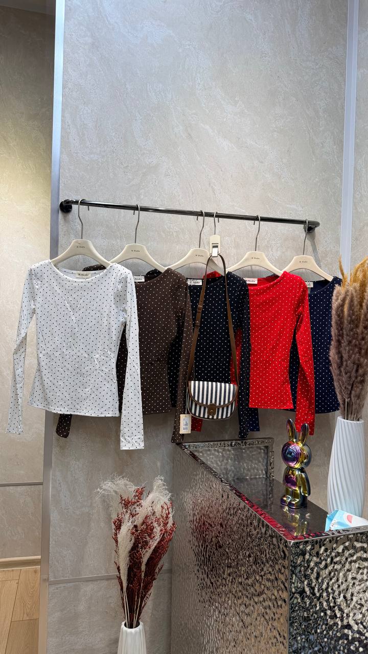 NEW COLLECTION 🍂
Лонг в мелкий магазин горошек 
Мягкий ...