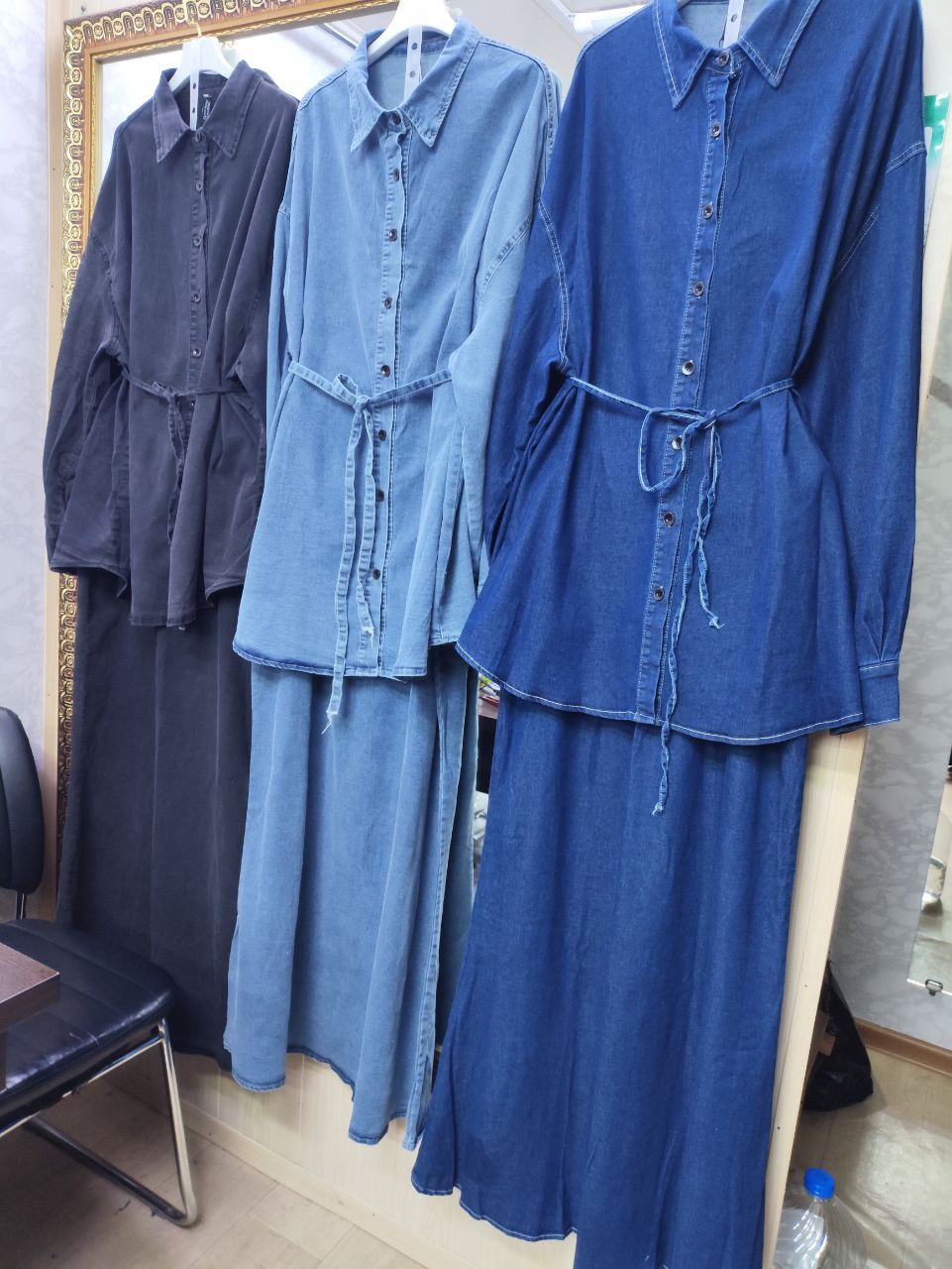 Двойка 🪡
 • Материал: стрейч  джинса тонкая  🧵
 • Разме...