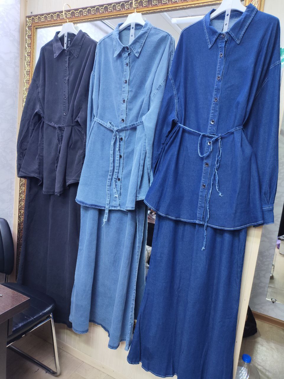 Двойка 🪡
 • Материал: стрейч  джинса тонкая  🧵
 • Разме...