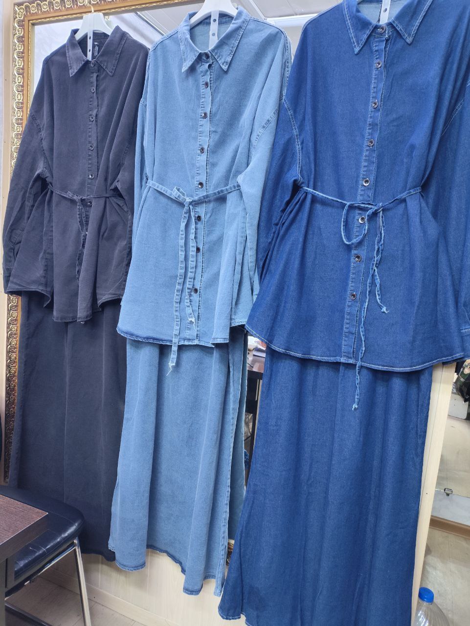 Двойка 🪡
 • Материал: стрейч  джинса тонкая  🧵
 • Разме...