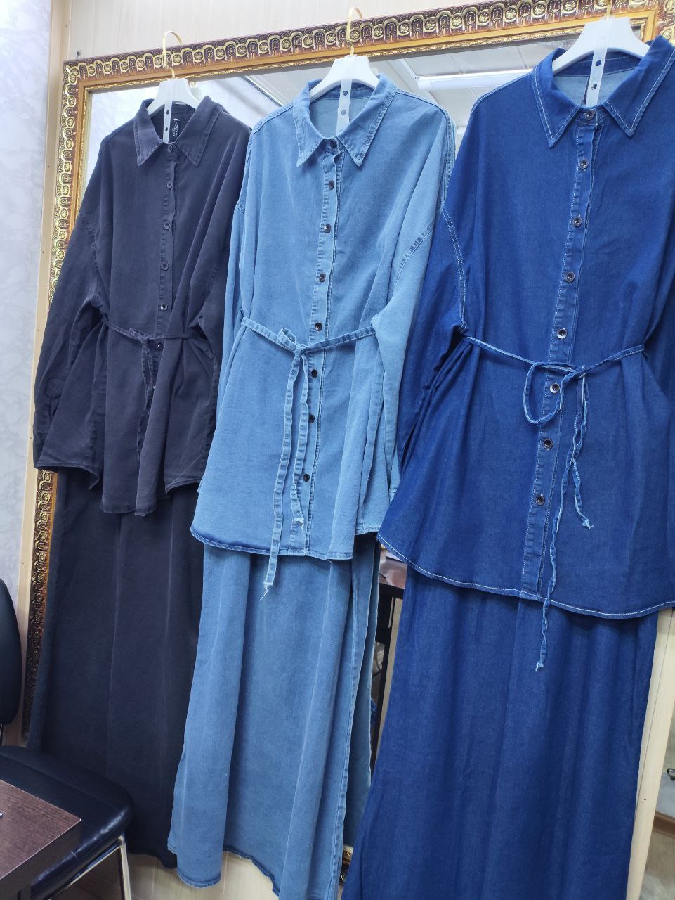 Двойка 🪡
 • Материал: стрейч  джинса тонкая  🧵
 • Разме...