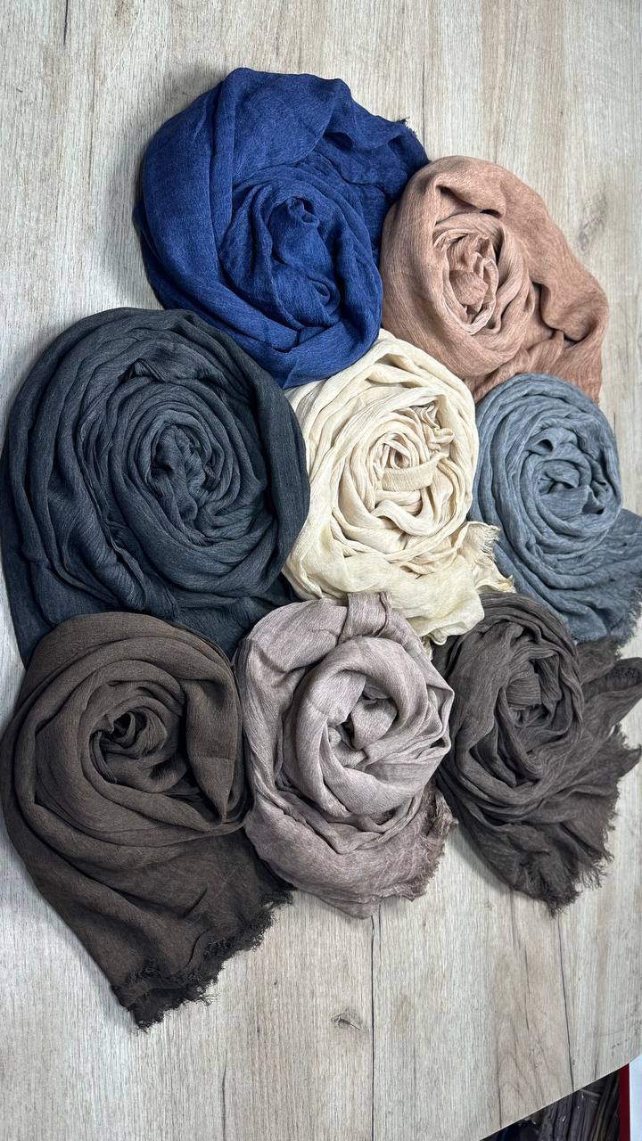 Шарфы Варенный Лён хб 
😍
Однотонная 
Размер 180/70 📏
Це...