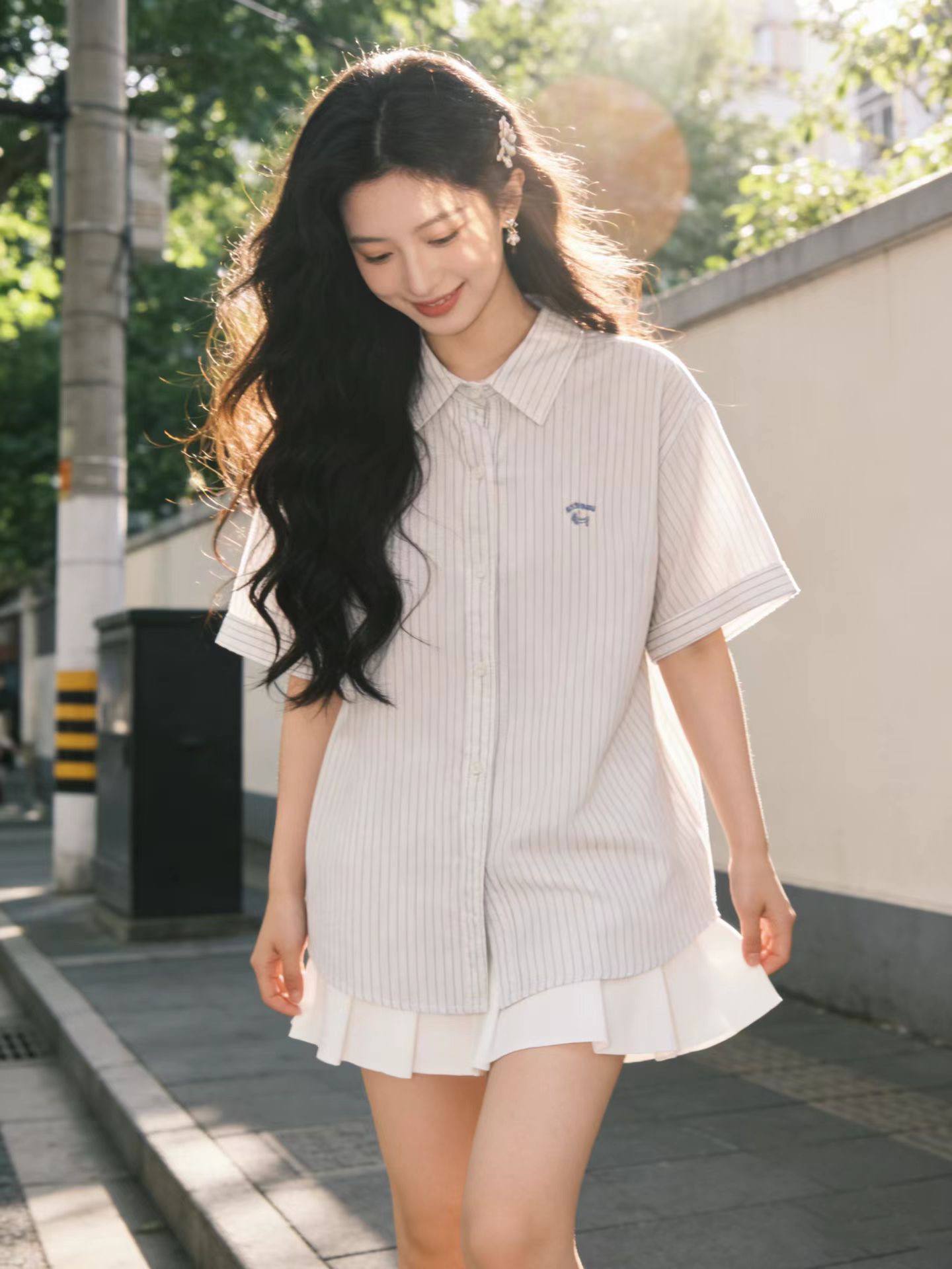 Новая модель рубашек 
📍 Короткий рукав
📍 Свободная поса...