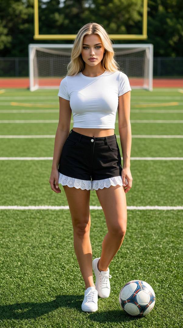 Brand «Ailuna»✨
Модель: джинсовые шорты с кружевом.😍