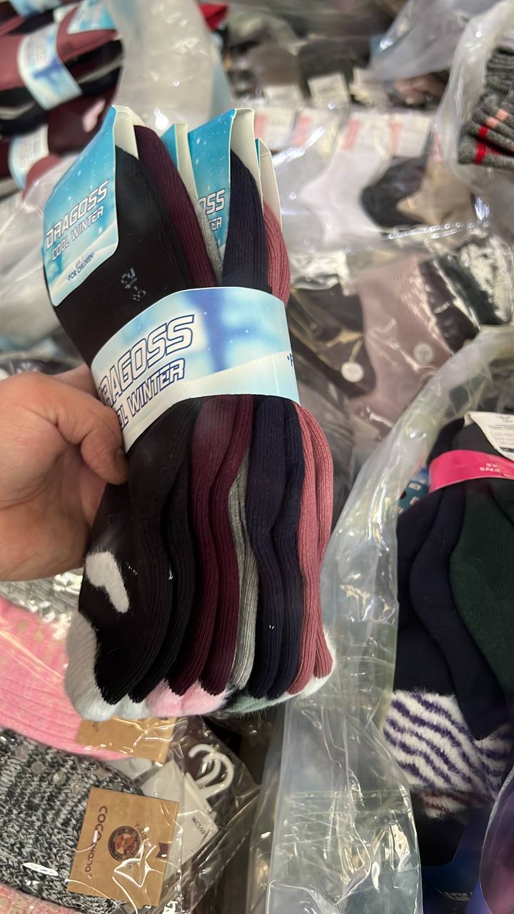 Носки теплые подростковые:               Размеры 35-38....