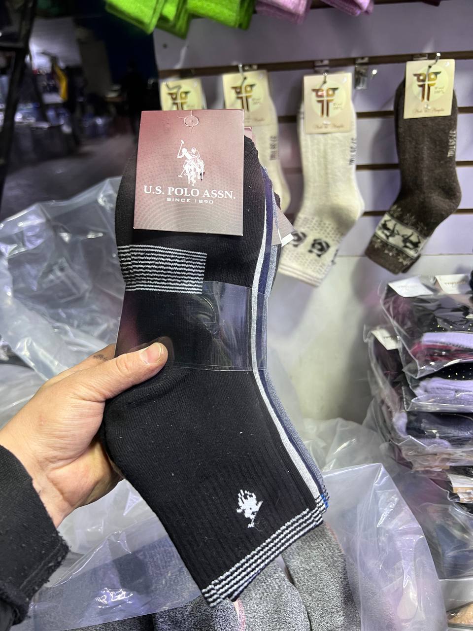 Мужские теплые носки;                              Разм...