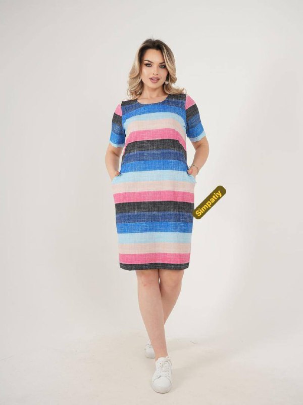 Получили Шикарное платье 🔥( Ткань Турецкий Лён 😍  👍Разм...