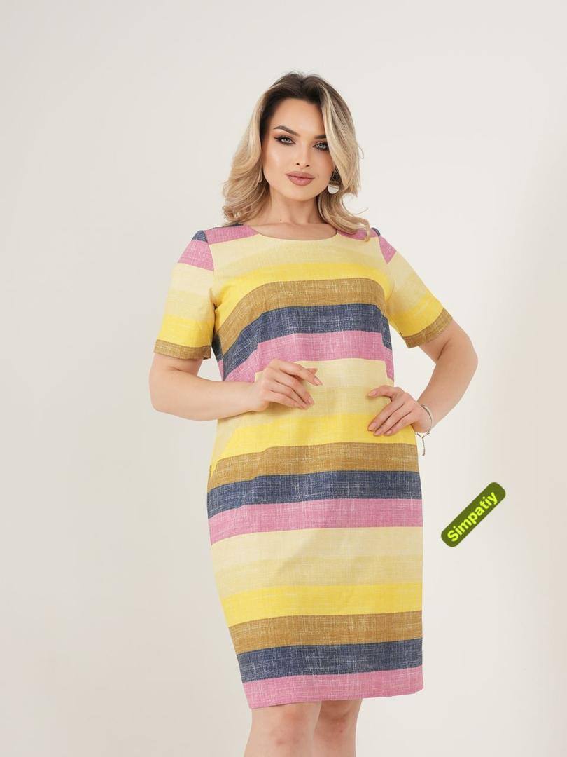 Получили Шикарное платье 🔥( Ткань Турецкий Лён 😍  👍Разм...