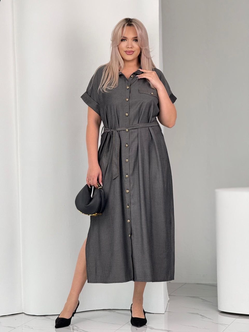 Стильное платье сафари
Всегда актуальна модель 
Арт 222...