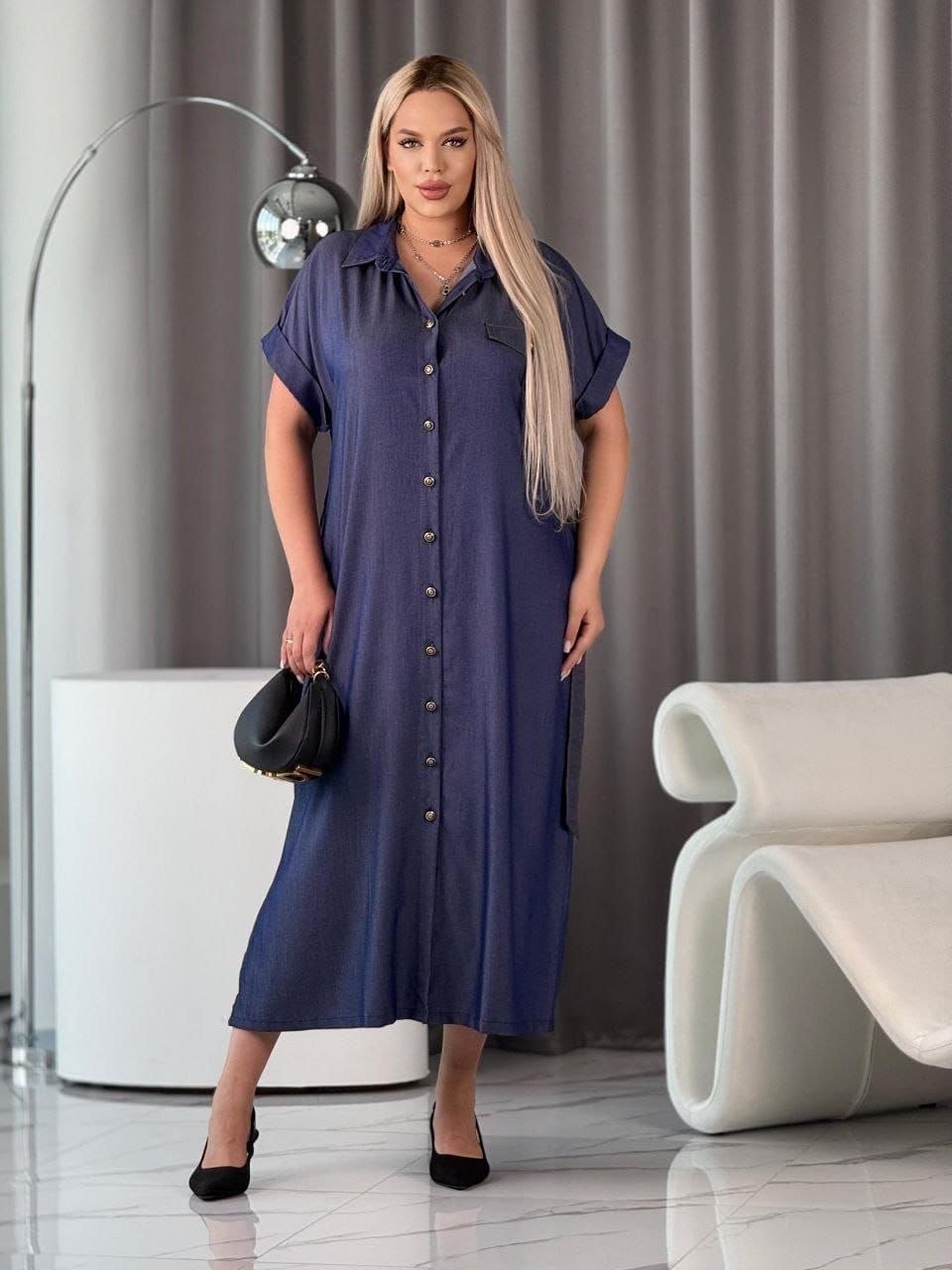 Стильное платье сафари
Всегда актуальна модель 
Арт 222...