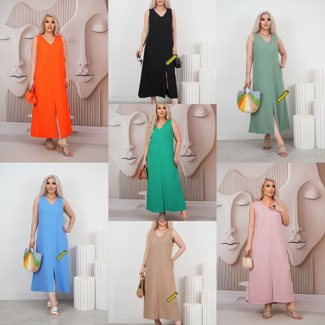 Получили ✨Шикарное сарафаны 💕 В пир💃 и в мир🔥( Ткань Ле...