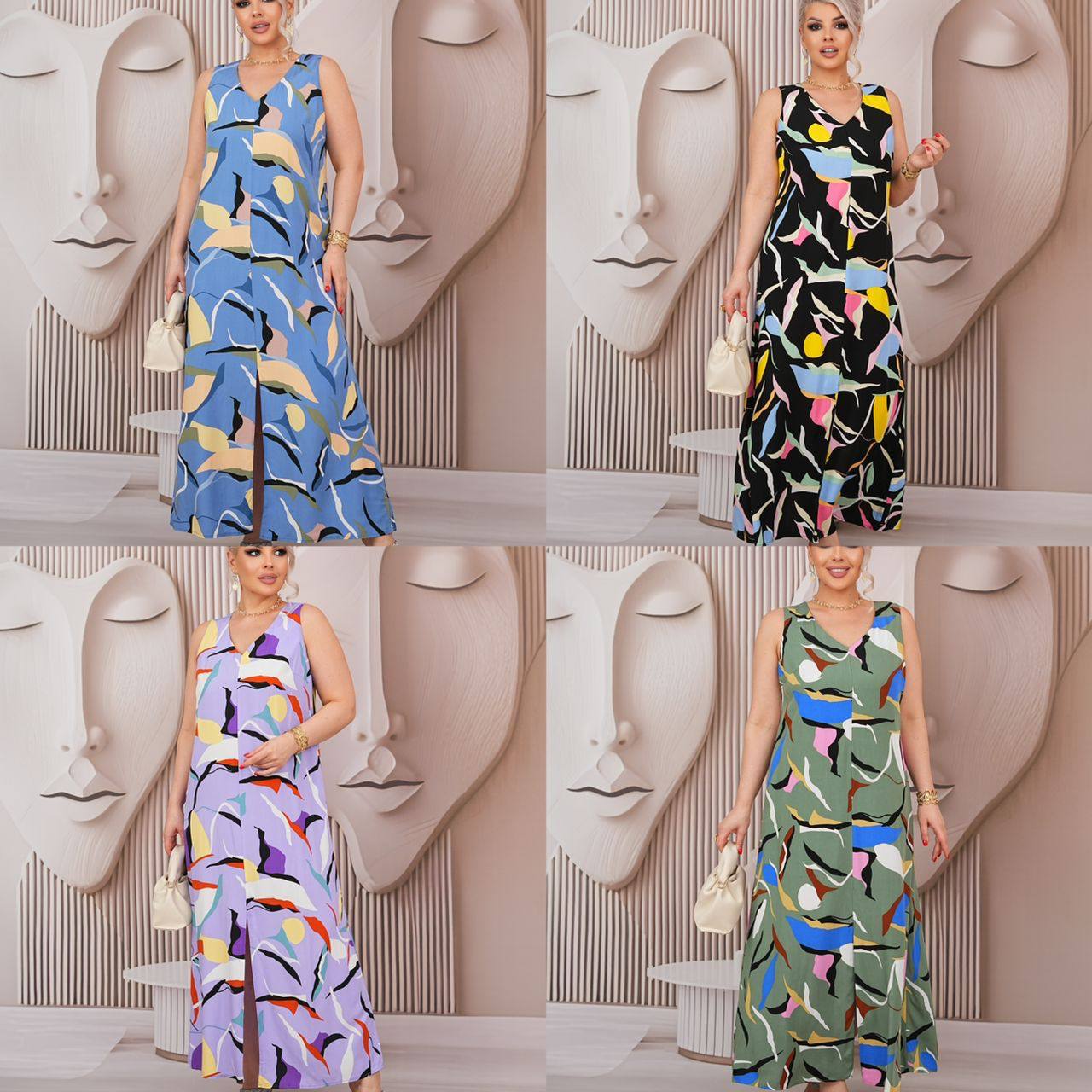 Получили ✨Шикарное сарафаны 💕 В пир💃 и в мир🔥( Ткань до...