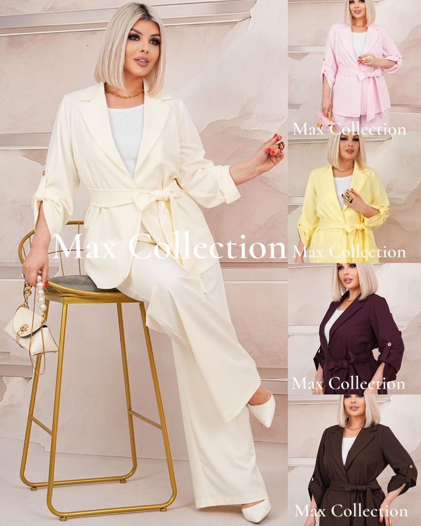 Новинка !!!
3-ка Пиджак без подклада 
Брюки с замком … ...