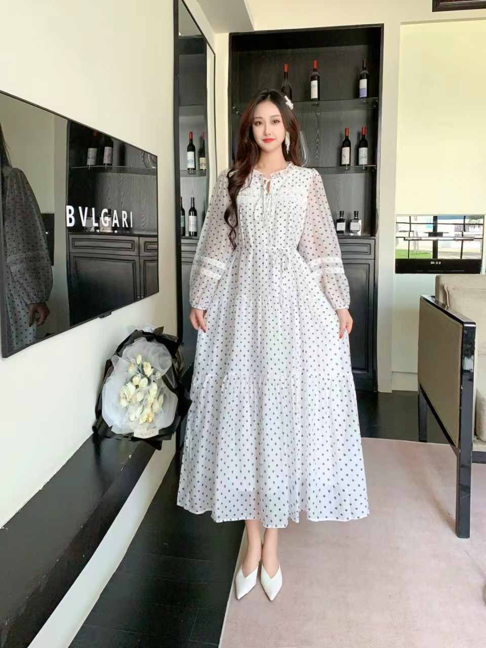 Платье с при...