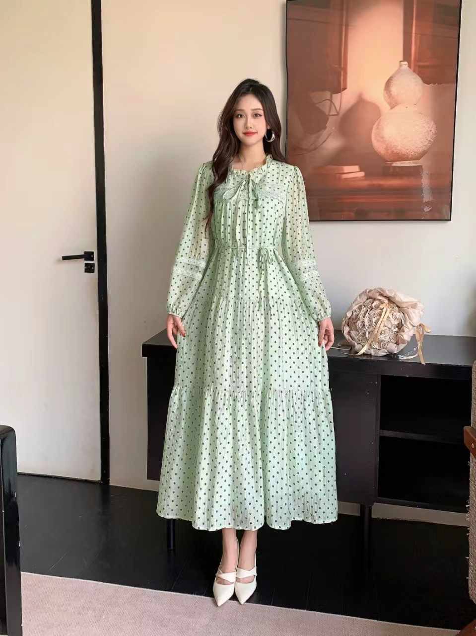 Платье с при...