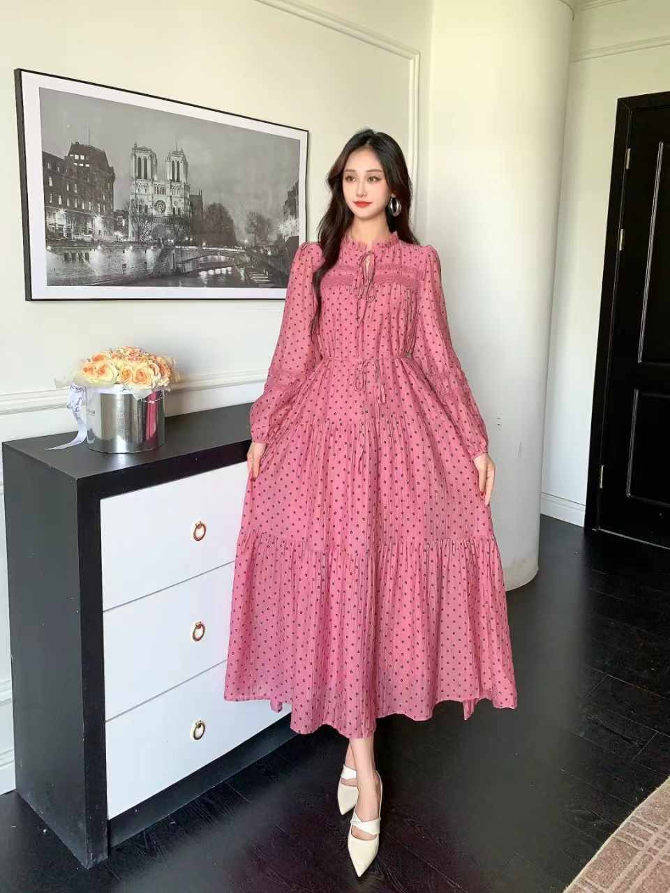 Платье с при...