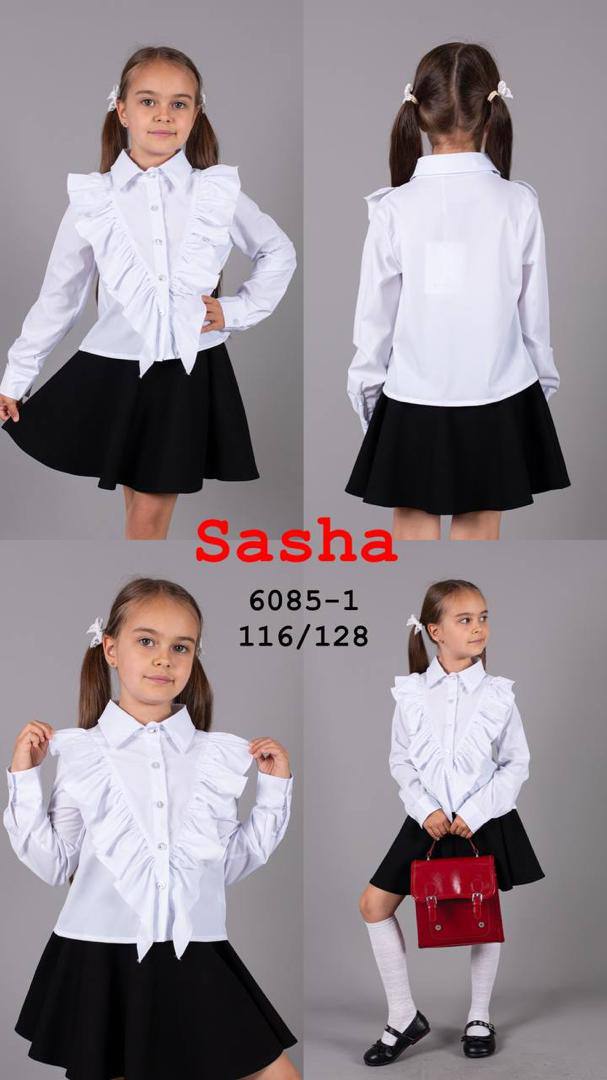️ ТОЛЬКО ОПТОМ
🔥БЕЛЫЕ БЛУЗКИ🔥
🔥ФАБРИКА  SASHA 🔥