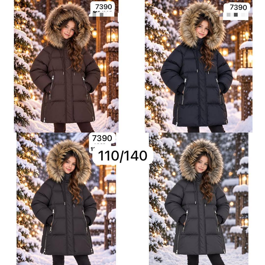ЗИМНИЕ КУРТКИ🤩
🆔 КОД: 7389
Пачка 6 штук 
🔢 РАЗМЕРЫ: 110...