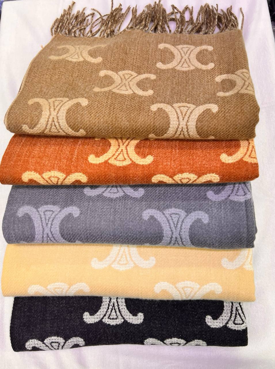 шарфы под бр...